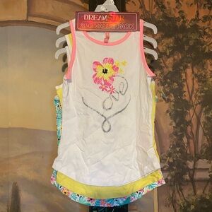 Tropical theme tank top 3 pack